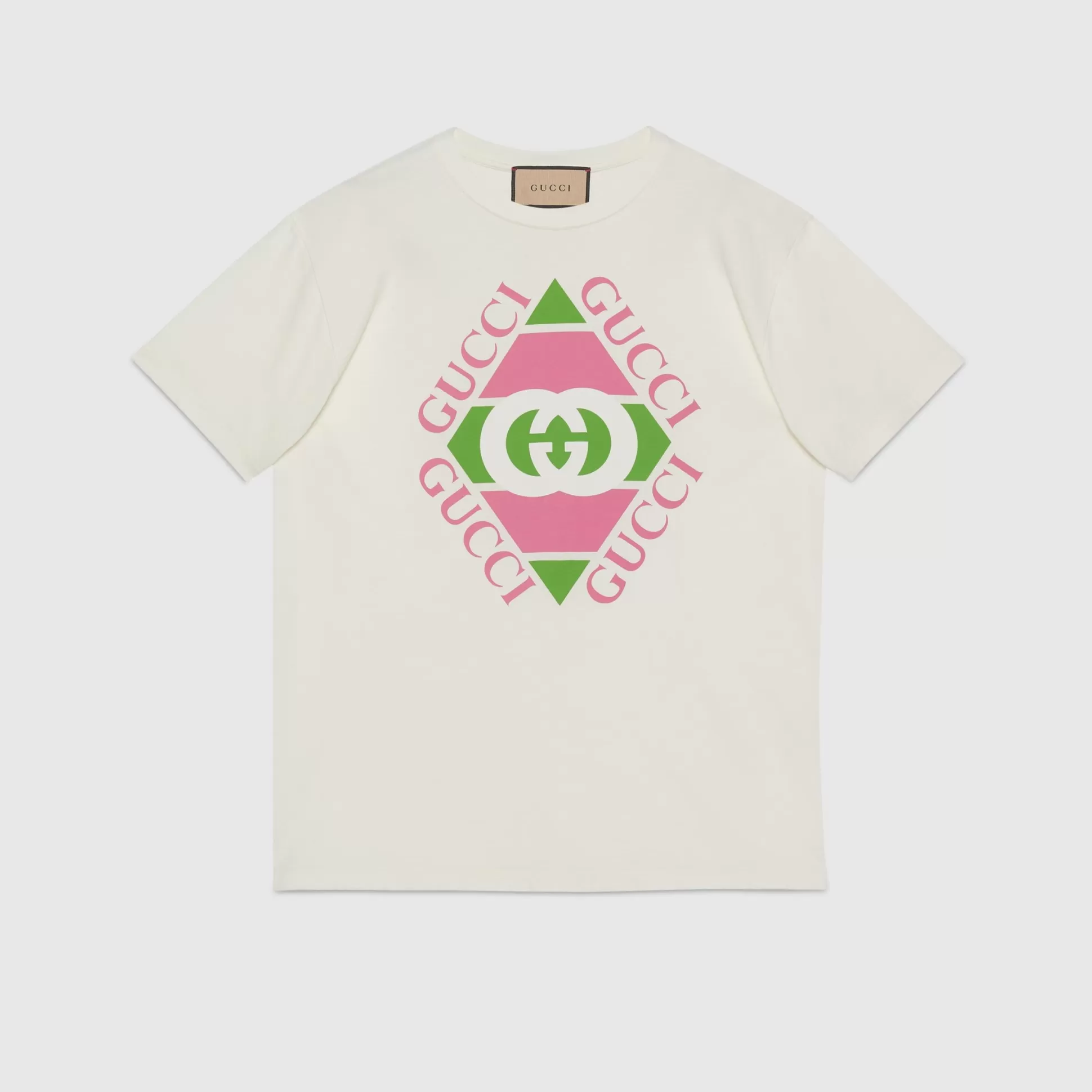 GUCCI Vintage Logo Print T-Shirt-Women T-Shirts & Sweatshirts