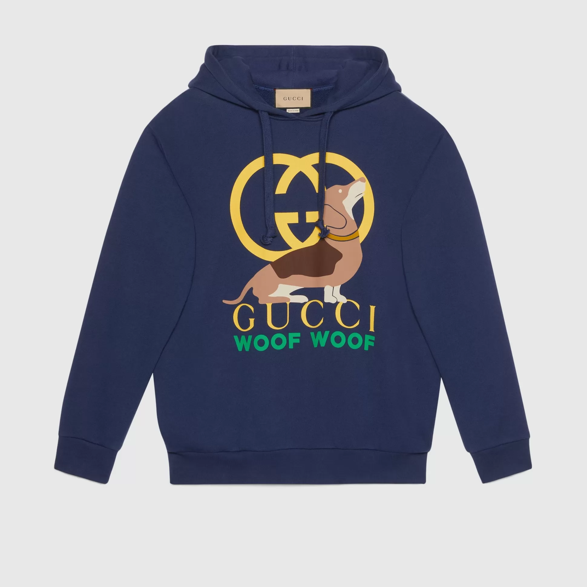 GUCCI Woof Woof' Print Sweatshirt-Women T-Shirts & Sweatshirts