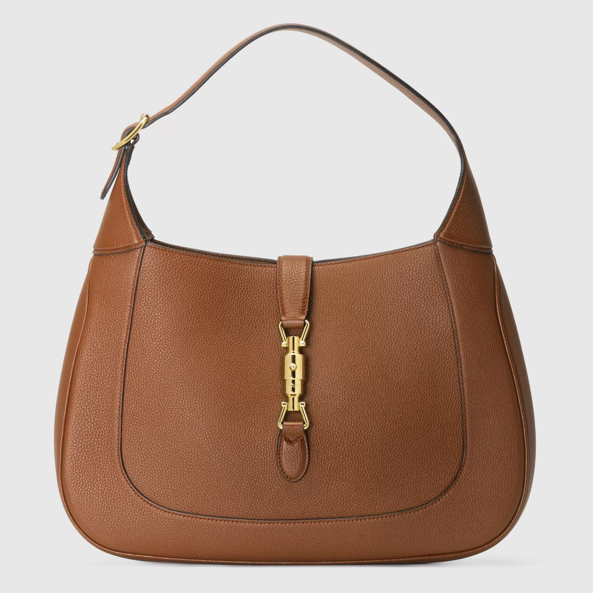 GUCCI Jackie 1961 Medium Natural Grain Bag-Women Shoulder Bags