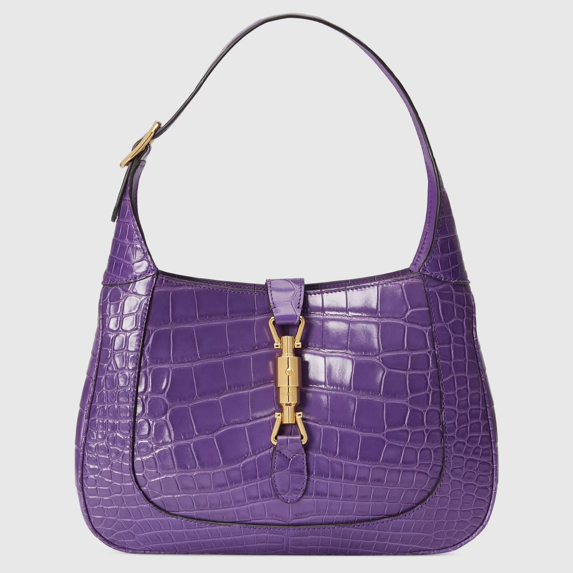 GUCCI Jackie 1961 Small Crocodile Bag-Women Precious Handbags