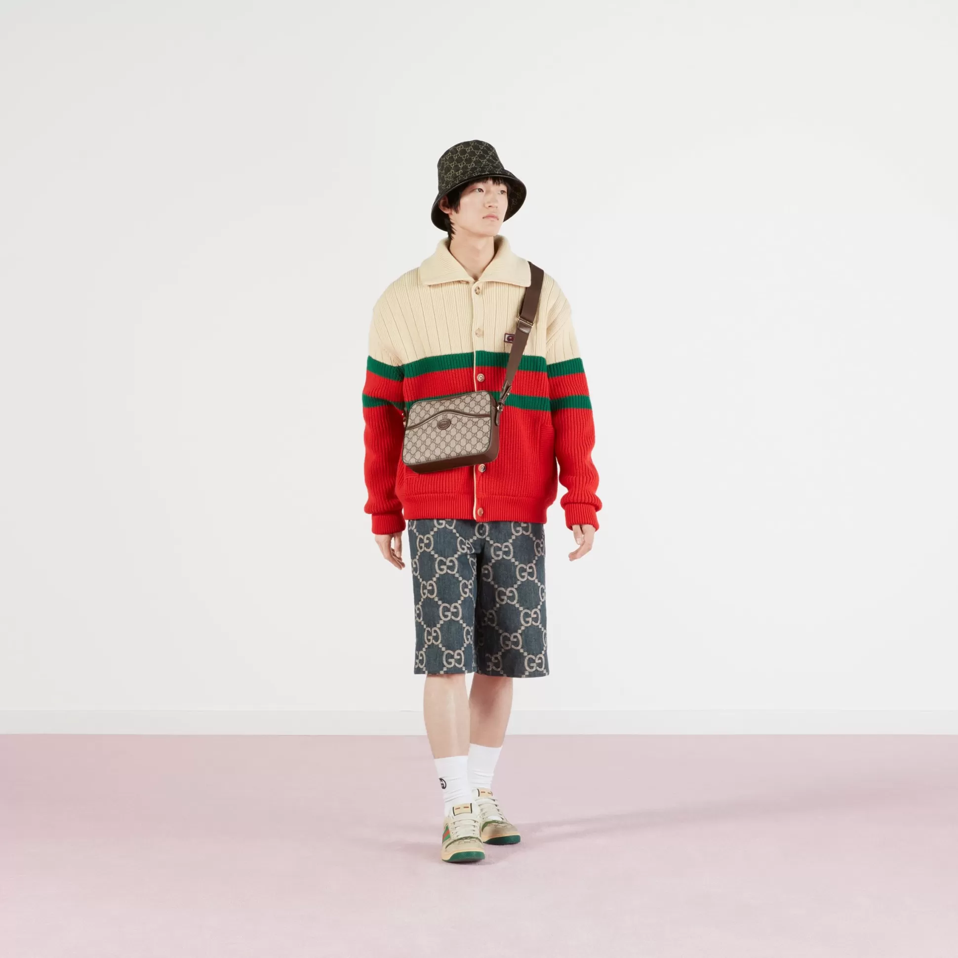 GUCCI Jumbo Gg Denim Shorts-Men Denim