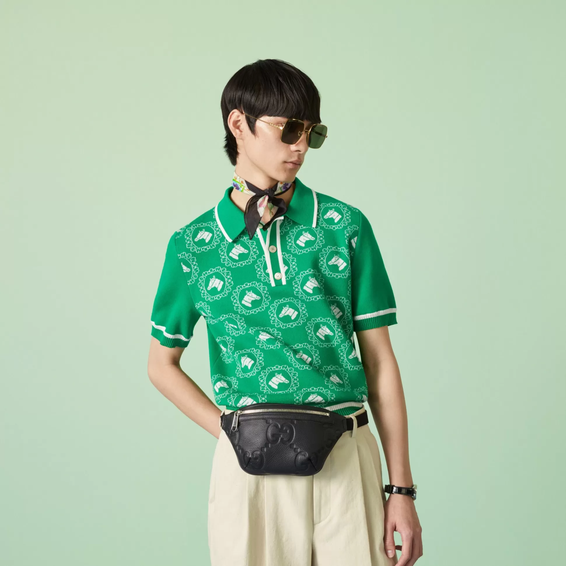 GUCCI Jumbo Gg Small Belt Bag-Men Belt Bags