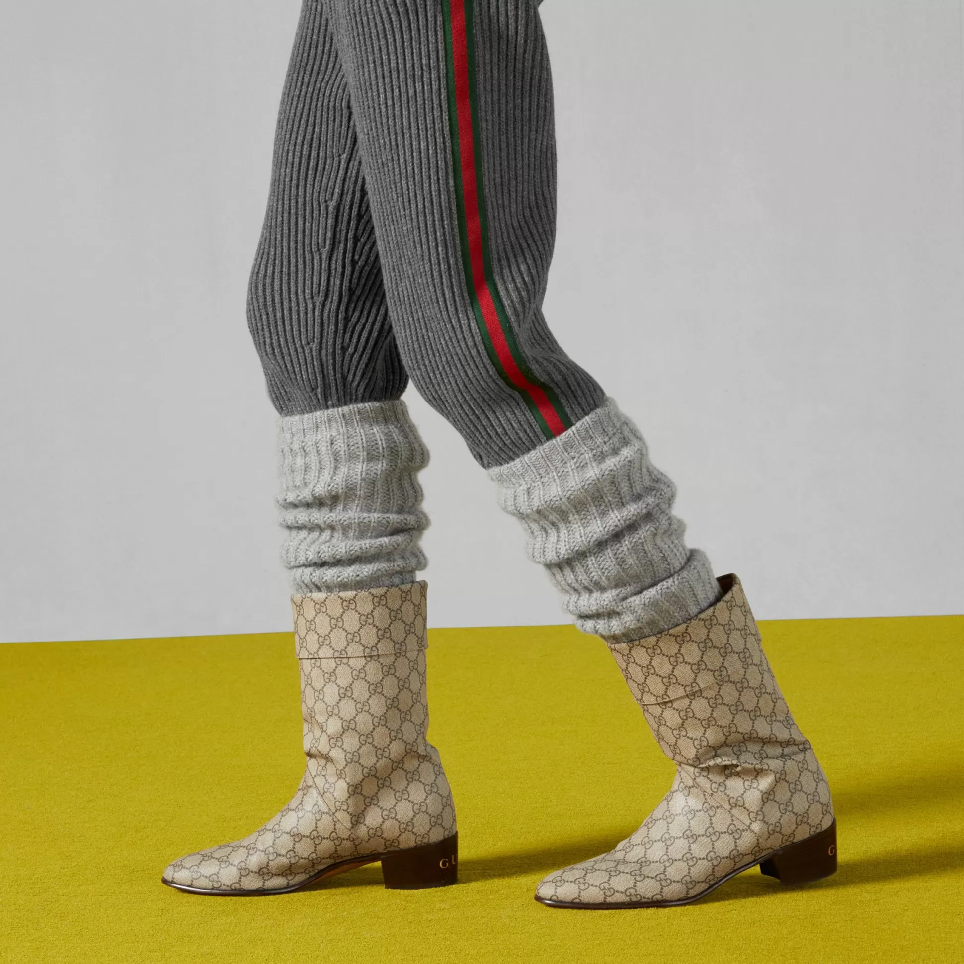 GUCCI Knit Cashmere Leg Warmers-Men Shop By Look