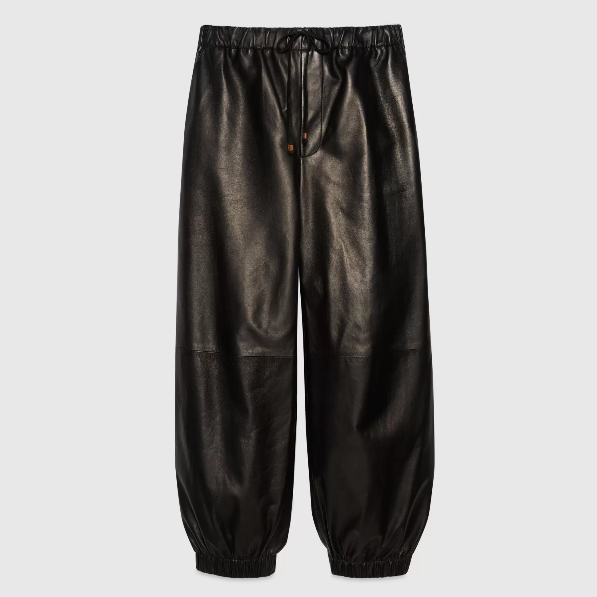 GUCCI Leather Pant With Label-Men Leather