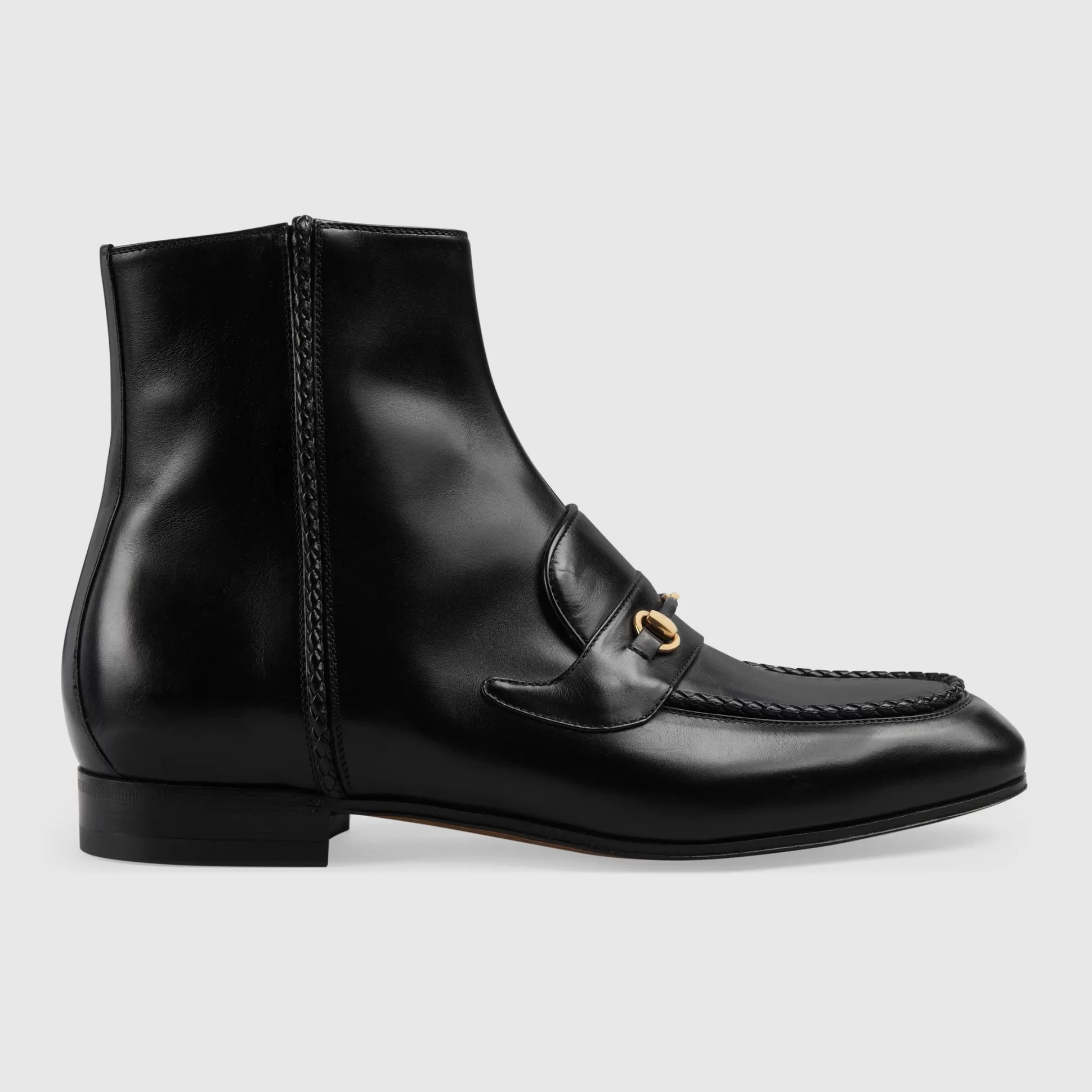 GUCCI Men'S Ankle Boot With Horsebit-Men Boots & Ankle Boots