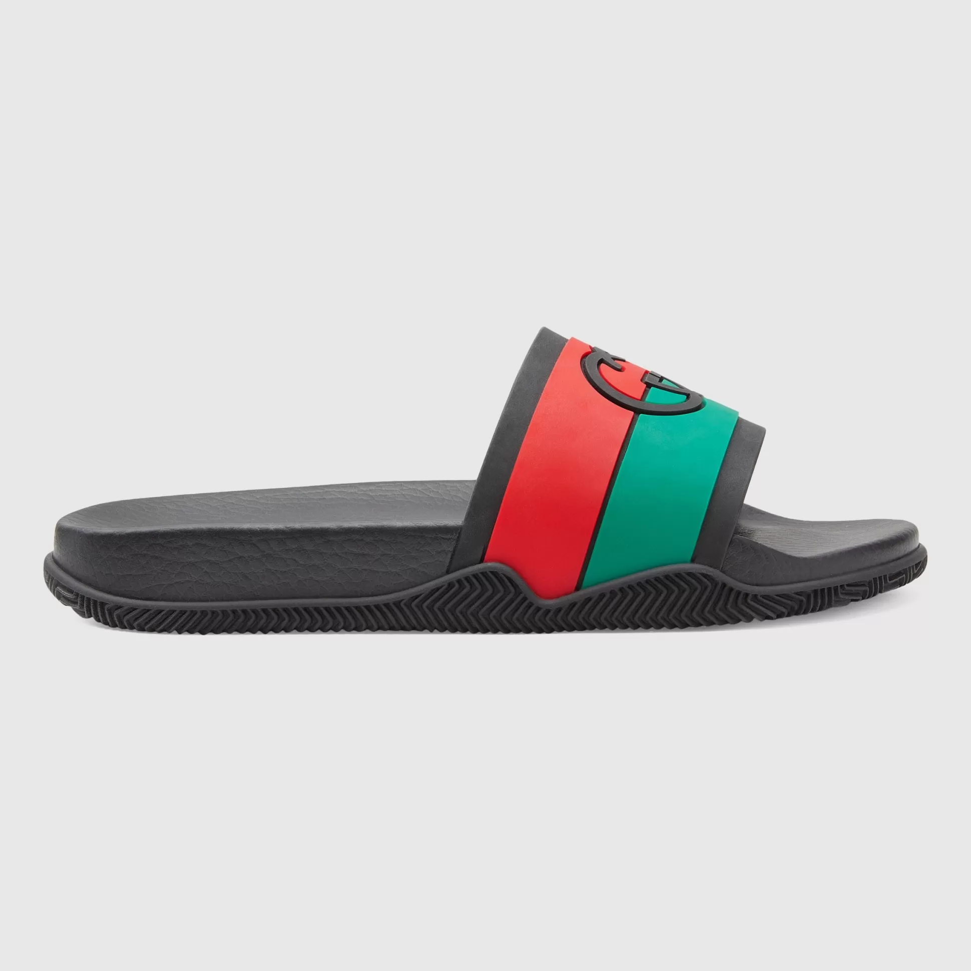 GUCCI Men'S Interlocking G Slide Sandal-Men Slides & Sandals