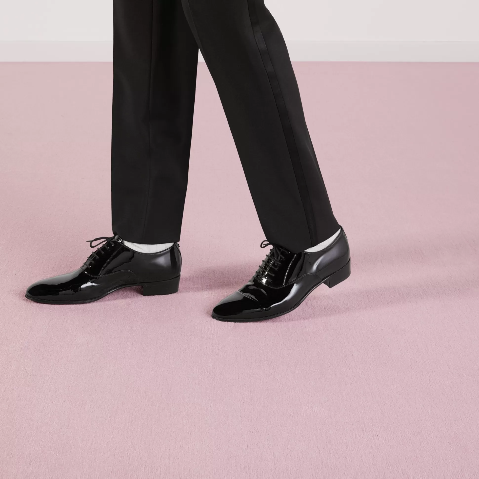 GUCCI Men'S Lace-Up Shoe With Double G-Men Dress Shoes
