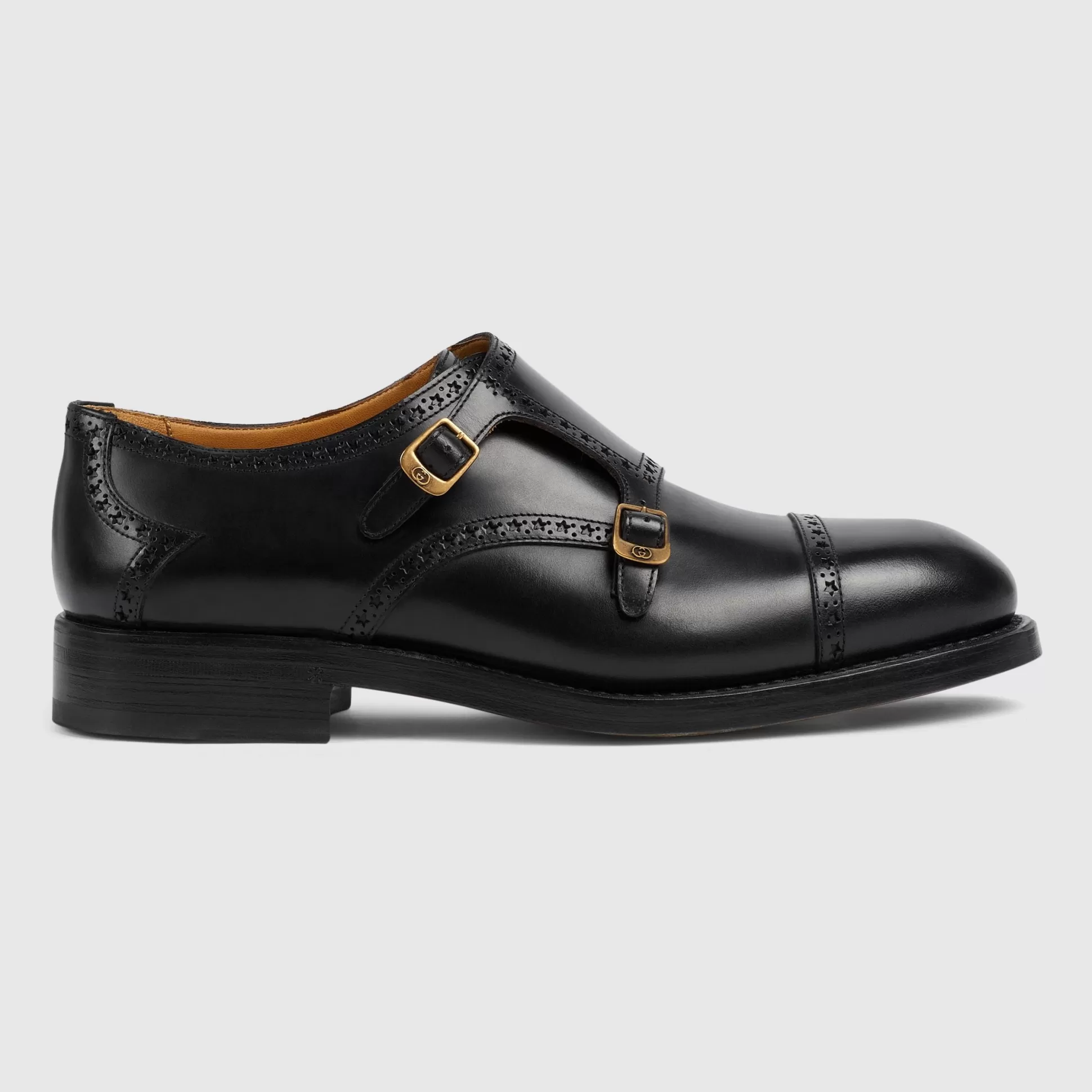 GUCCI Men'S Monk Strap Shoe-Men Dress Shoes