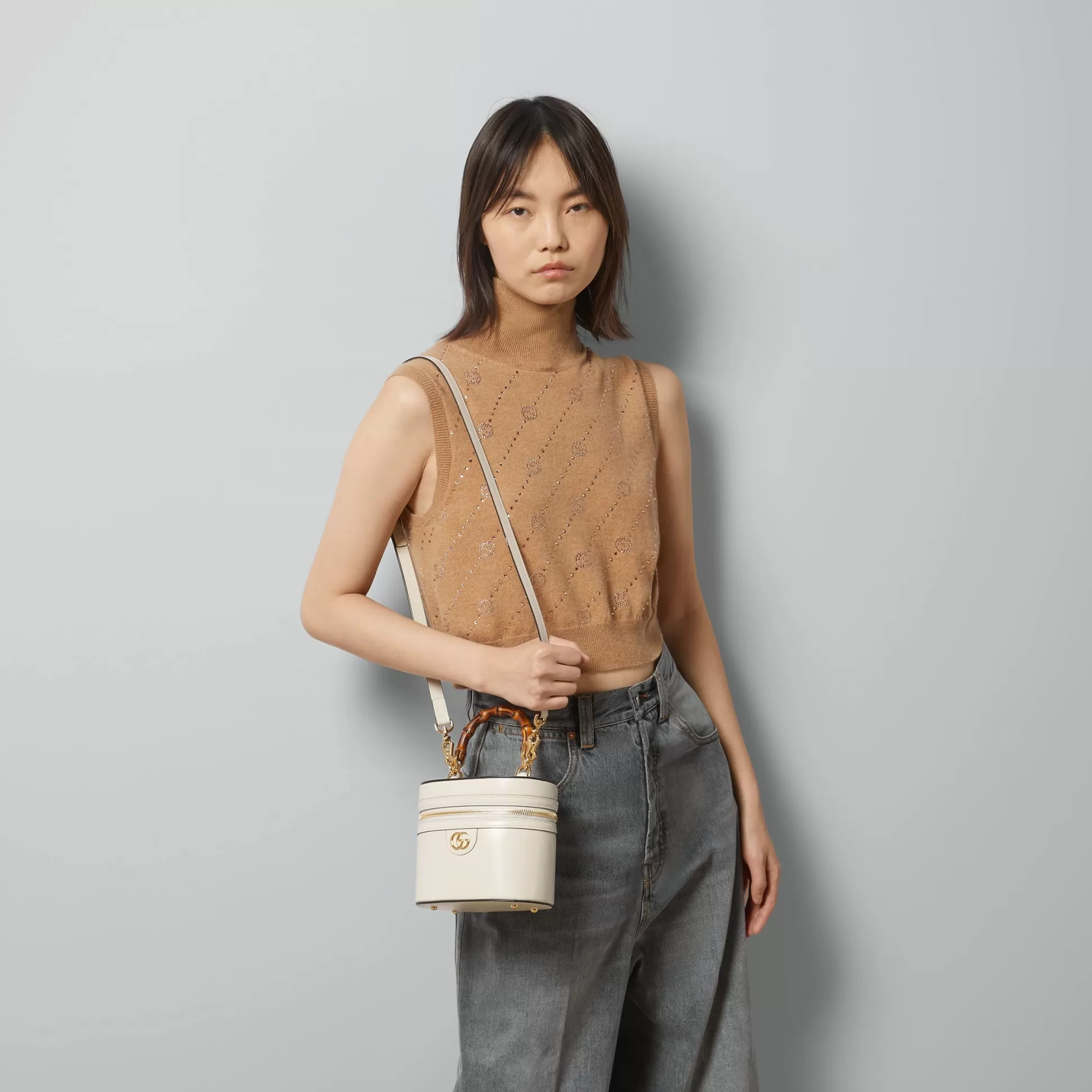 GUCCI Mini Bamboo Shoulder Bag-Women Mini Bags