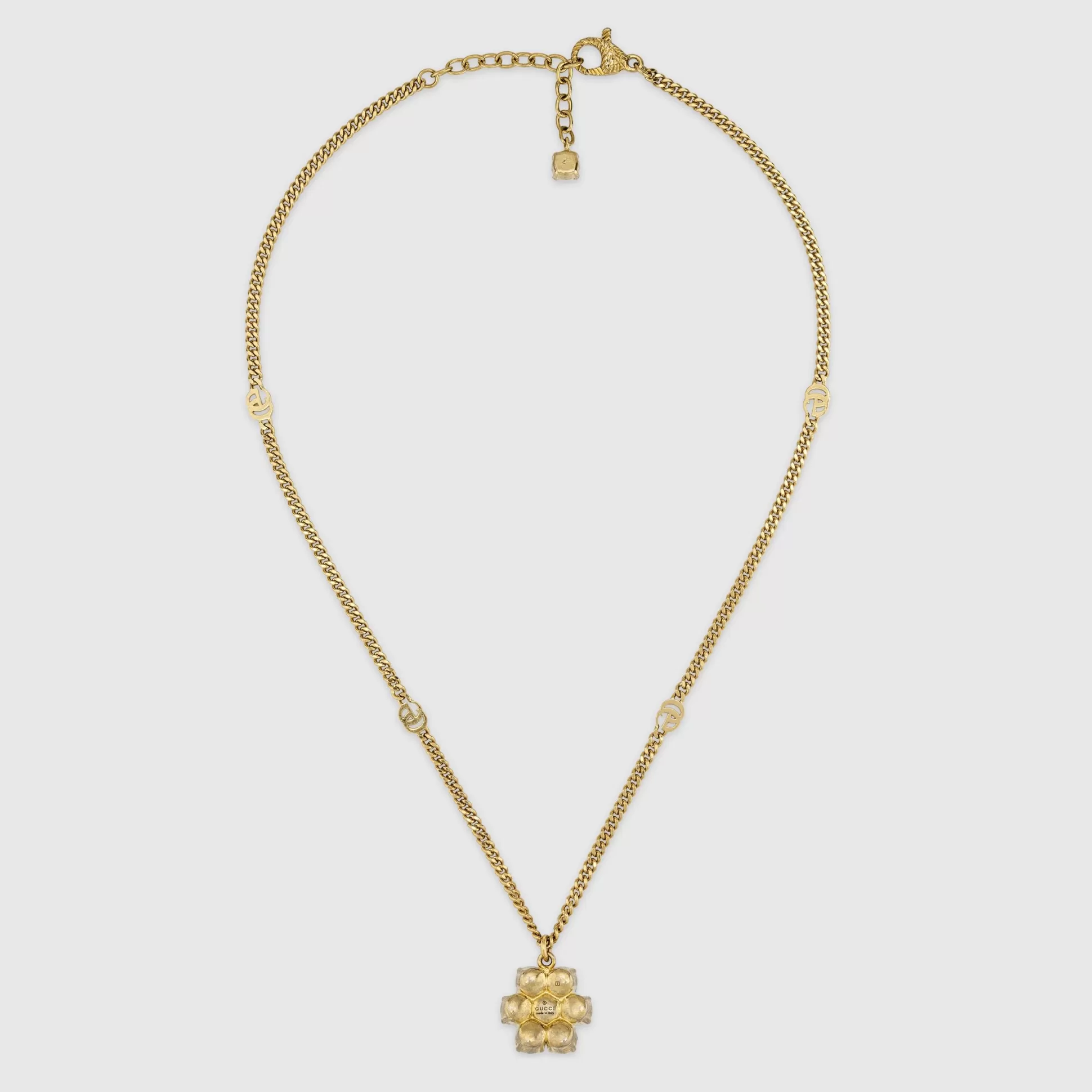 GUCCI Pearl Double G Necklace- Necklaces
