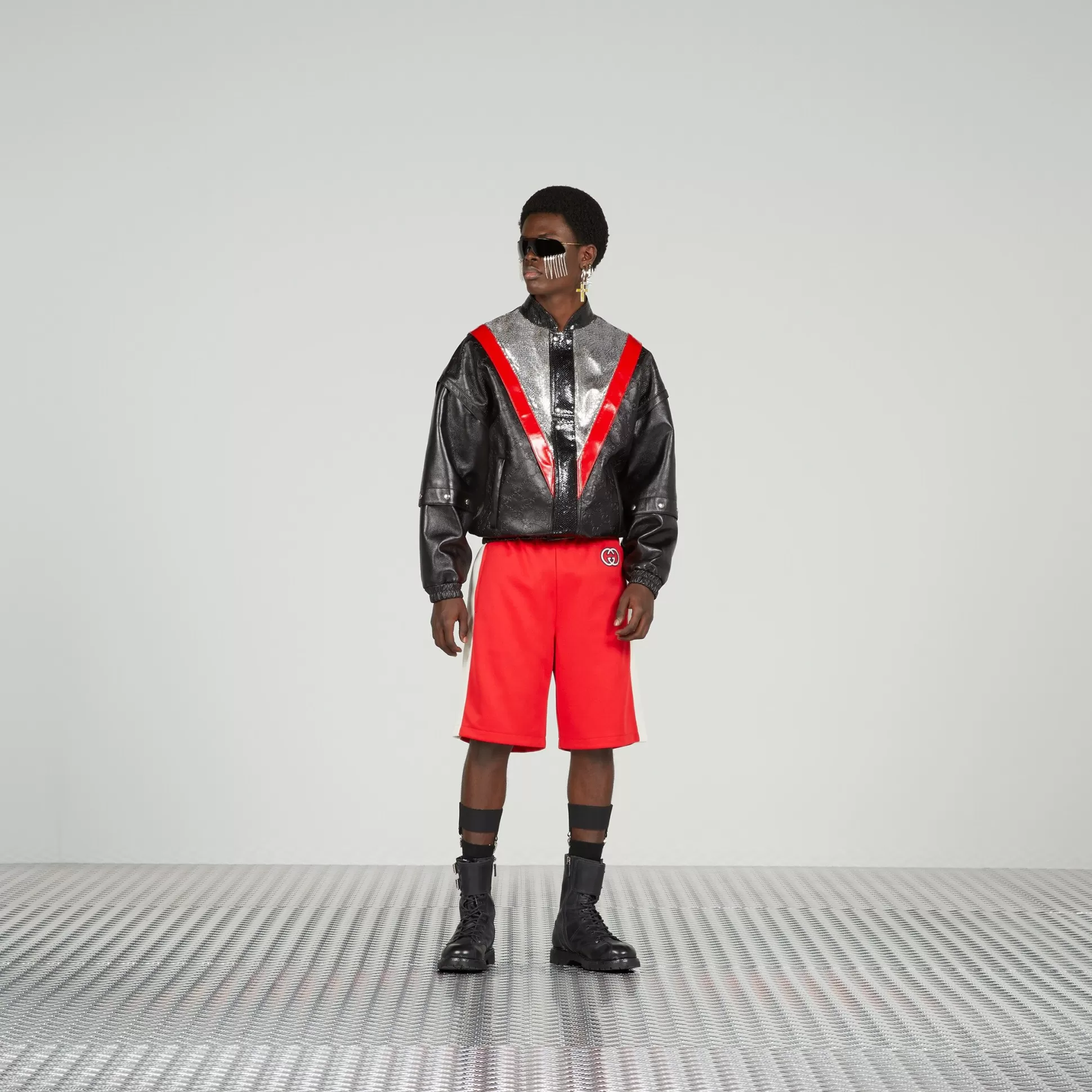 GUCCI Technical Jersey Basketball Shorts-Men Pants & Shorts