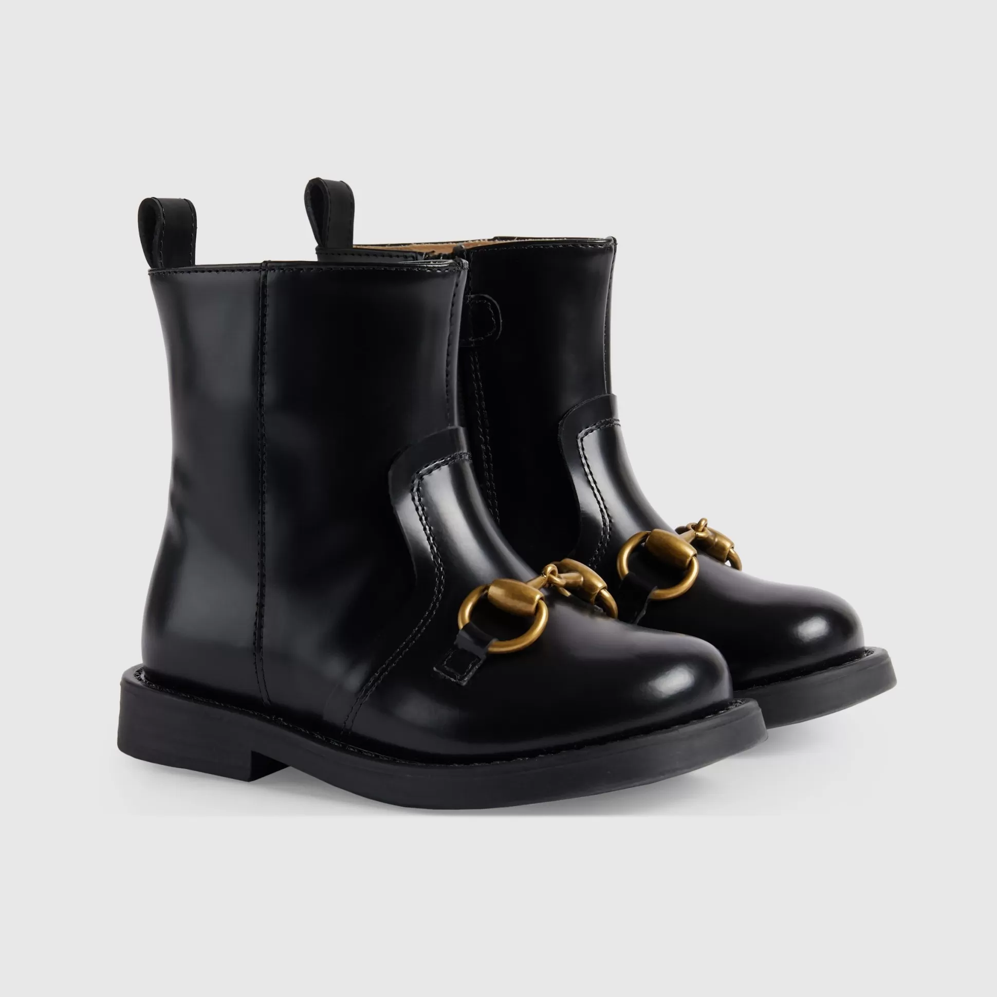 GUCCI Toddler Boots With Horsebit-Children Toddler Shoes (20-26)