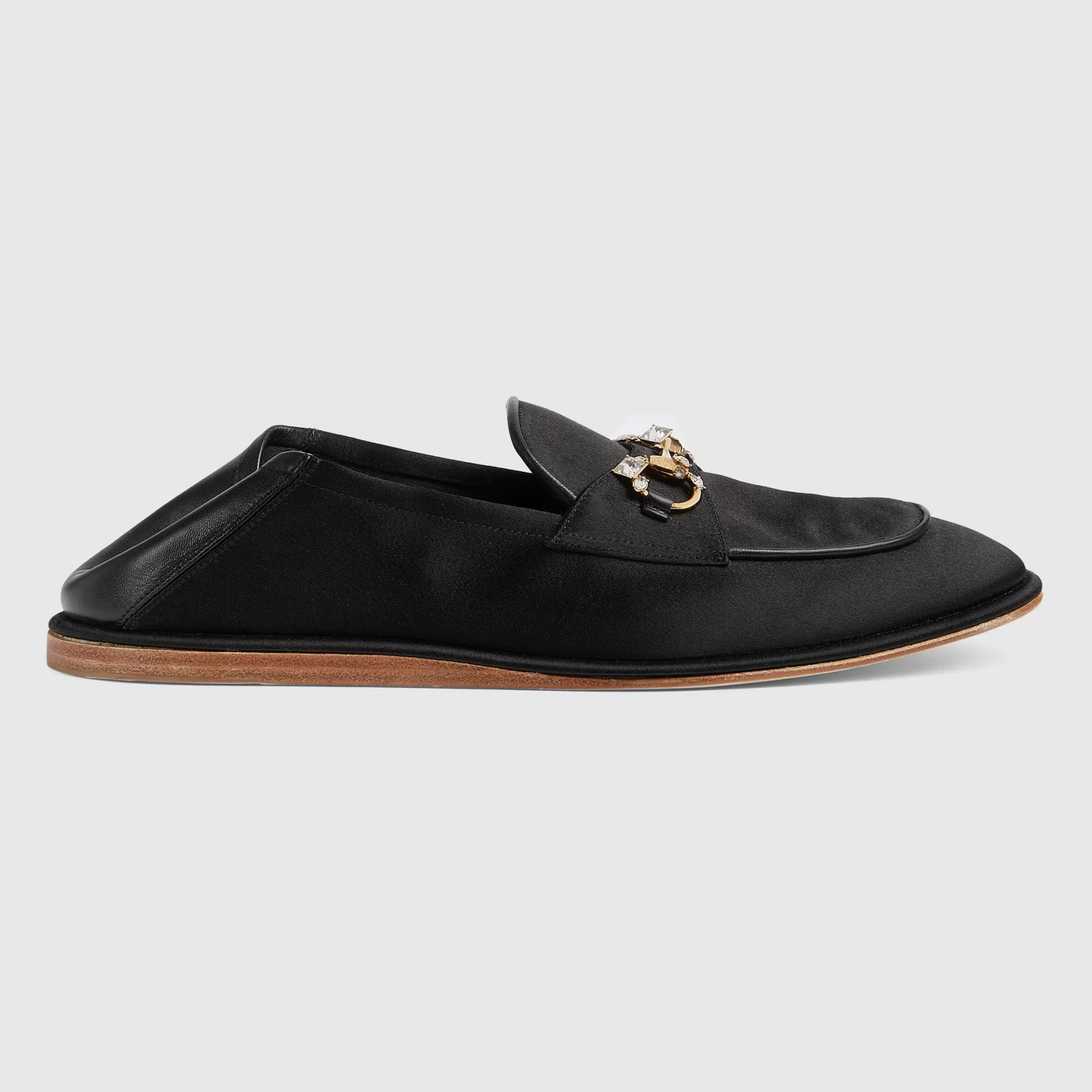 GUCCI Women'S Horsebit Loafer With Crystals-Women Loafers & Lace-Ups