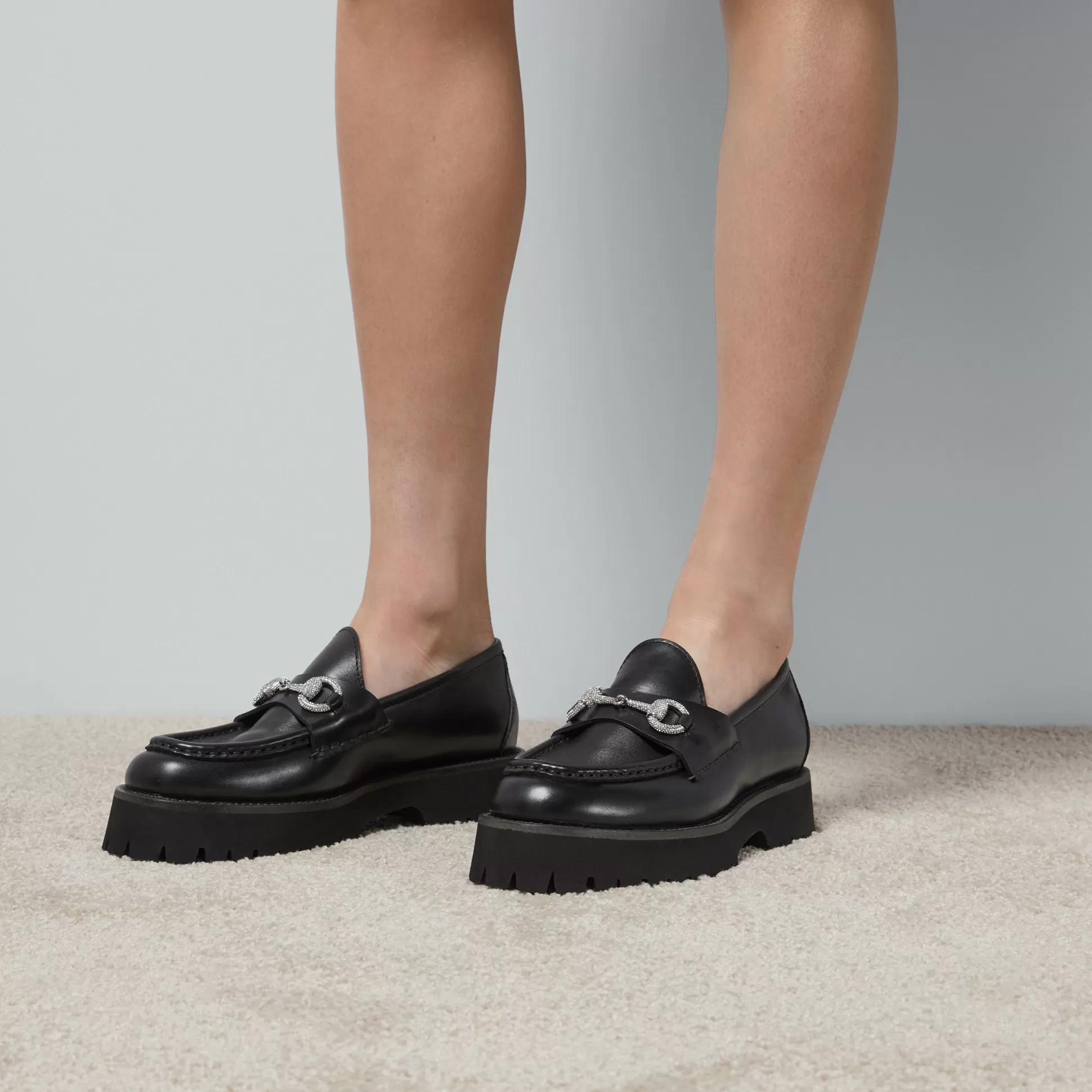 GUCCI Women'S Lug Sole Loafer-Women Loafers & Lace-Ups
